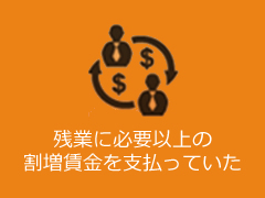 残業に必要以上の割増賃金を支払っていた